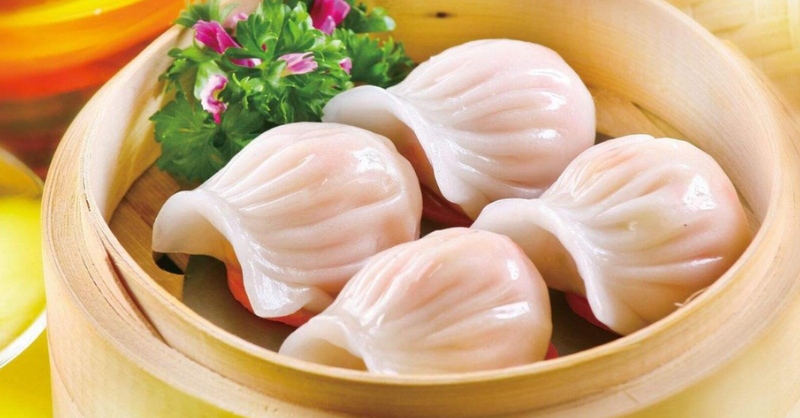 Sủi cảo gói đẹp mắt