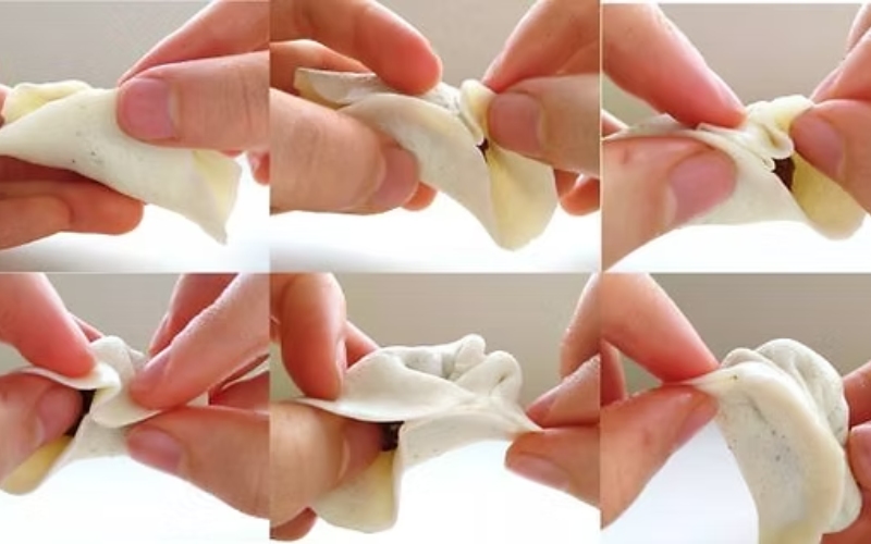 Các thao tác gói sủi cảo