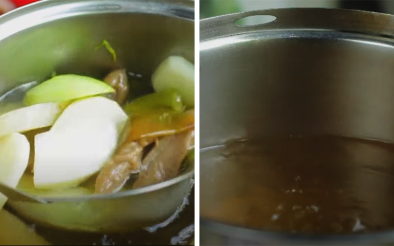 Hầm rau củ cho ngọt nước