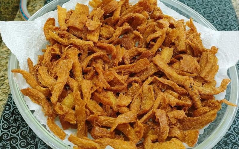 Sườn non chay chiên giòn, thơm lừng