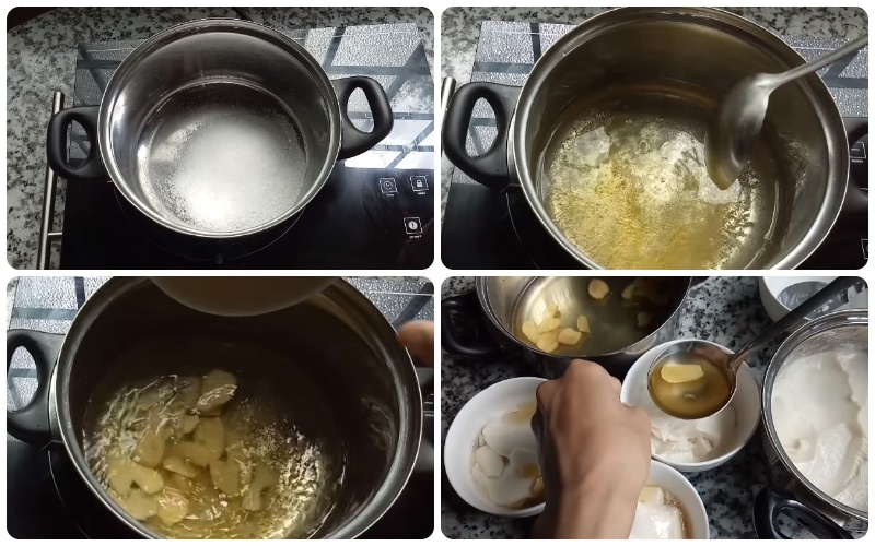 Nấu nước gừng