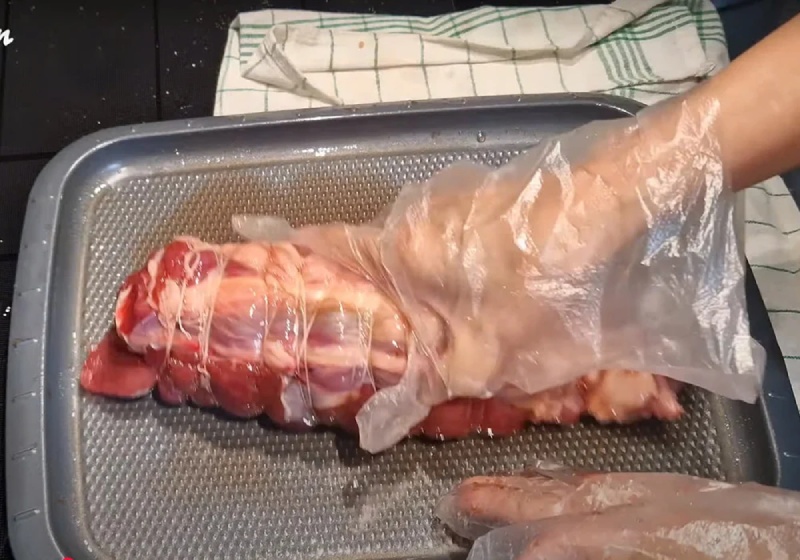 Bắp bò rửa sạch