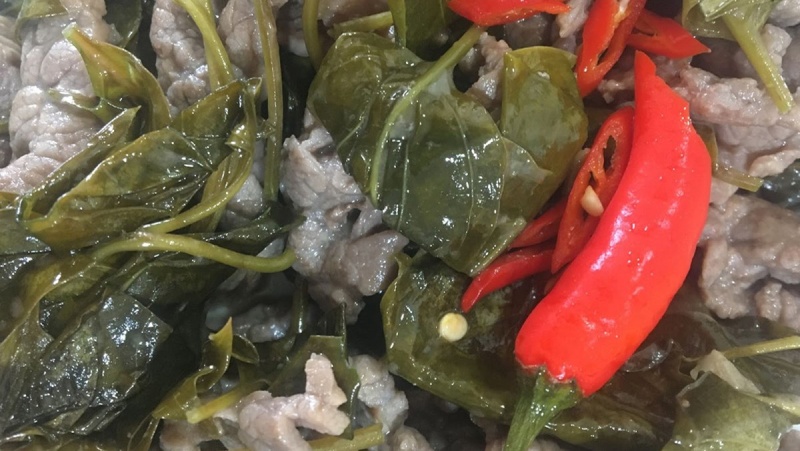 hướng dẫn cách làm thịt bò xào lá giang tại nhà