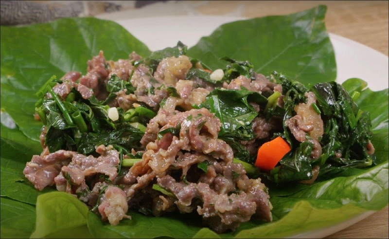 Mẹo giúp chế biến món thịt bò xào lá lốt thơm ngon