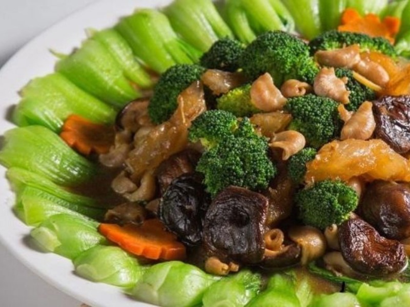 Thành phẩm món thịt bò xào nấm hương thơm ngon