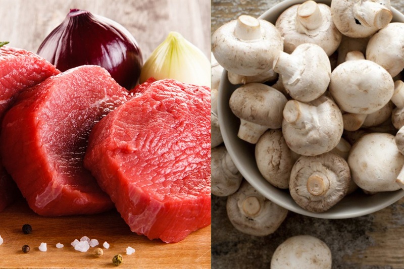 Sơ chế nguyên liệu làm thịt bò xào nấm mỡ