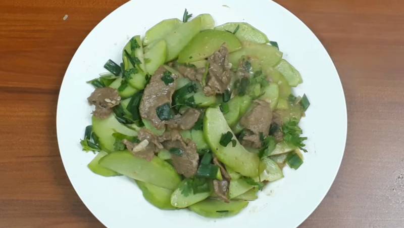 Khám phá cách làm thịt bò xào su su