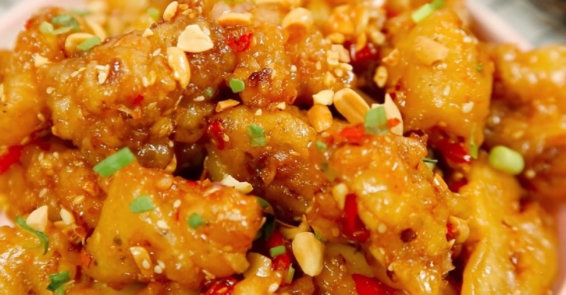 Món thịt heo sốt me hấp dẫn