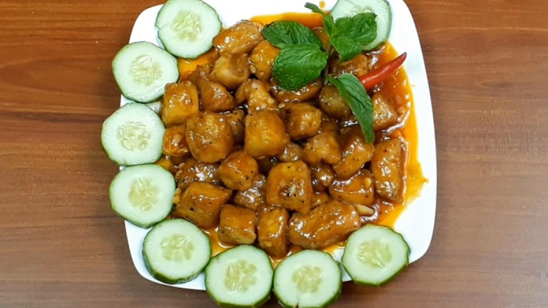 Thịt heo xào chua ngọt truyền thống