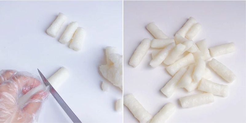 Cắt hình bánh gạo