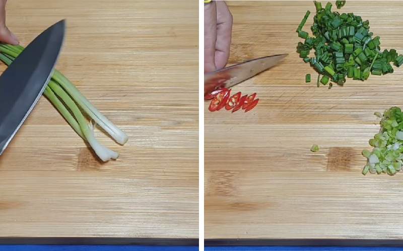 Sơ chế các nguyên liệu phụ