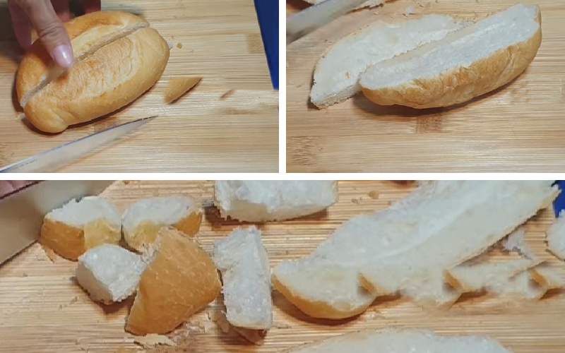 Công đoạn chuẩn vị và sơ chế bánh mì