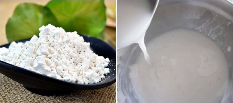 xay bột sắn dây bằng máy xay