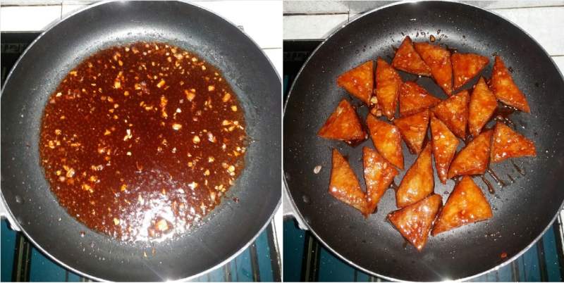 Tiến hành rim xá xíu