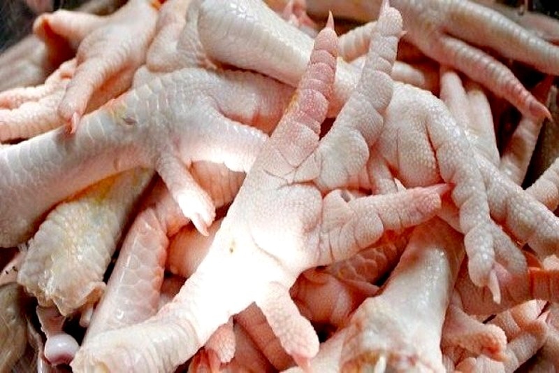 Chân gà tươi, đã được làm sạch sẽ