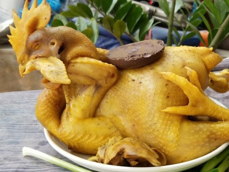 Hướng dẫn buộc gà dáng chầu