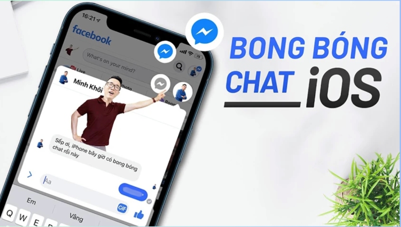 Bật bong bóng chat Messenger trên iPhone để nhắn tin thuận tiện hơn