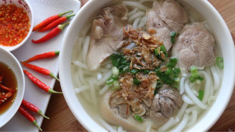 Những lưu ý khi chế biến món bánh canh thịt heo