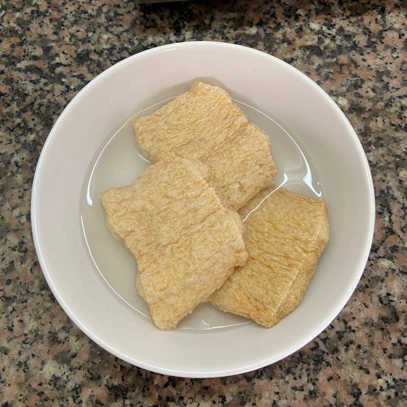 Tiến hành sơ chế sườn non chay