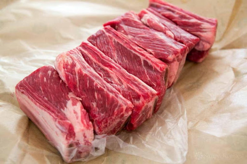 chọn mua sườn bò tươi ngon