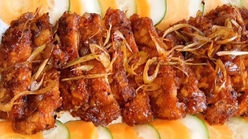 Món thịt xào sả ớt chay