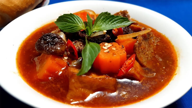 Món bò kho chay tại nhà