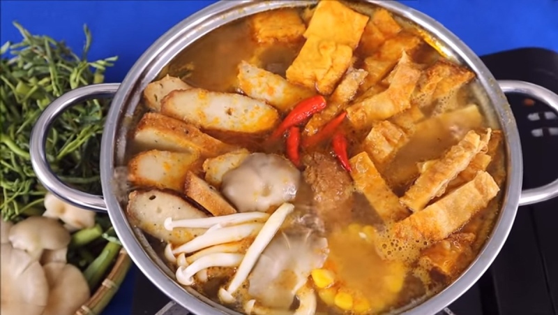 Món lẩu chay chua cay