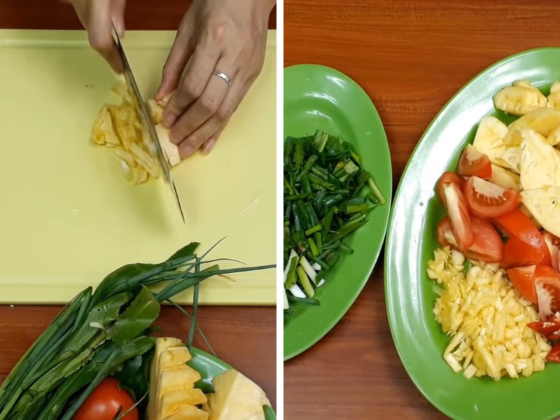 Sơ chế các nguyên liệu phụ