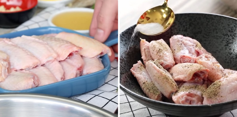 Cánh gà ướp gia vị
