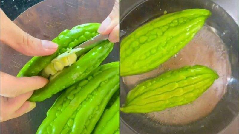 Sơ chế kỹ khổ qua trước khi nấu