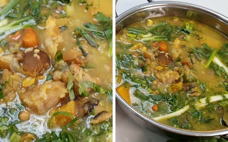 Nêm gia vị cho nồi cháo