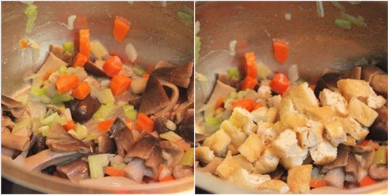 Xào hỗn hợp rau củ