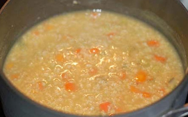 Nêm gia vị cho cháo thịt bò cà rốt