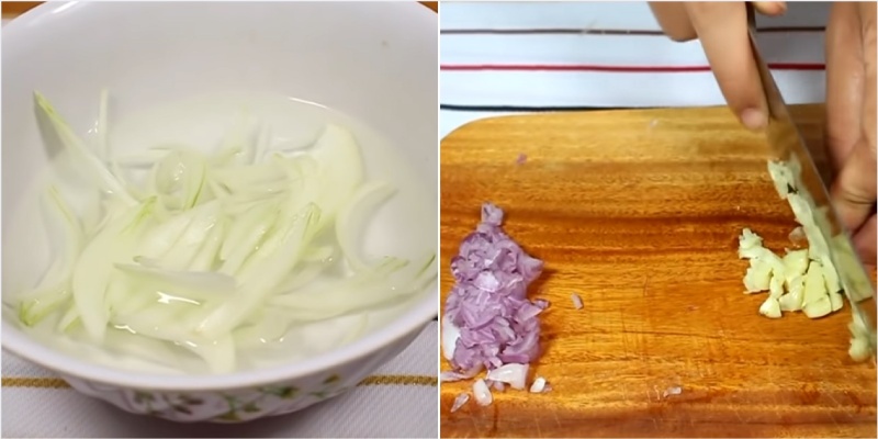 Sơ chế các nguyên liệu phụ khác