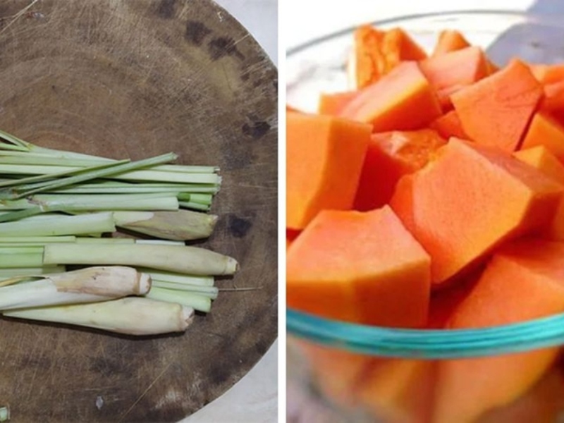 sơ chế các nguyên liệu phụ