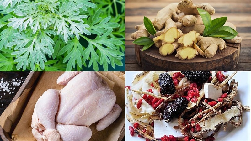 Mẹo chọn nguyên liệu làm gà hầm sâm lá ngải cứu
