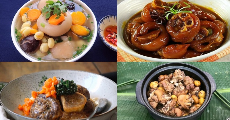 Món giò heo hầm