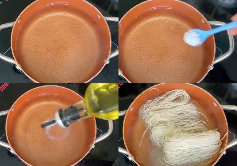 Quá trình trụng hủ tiếu