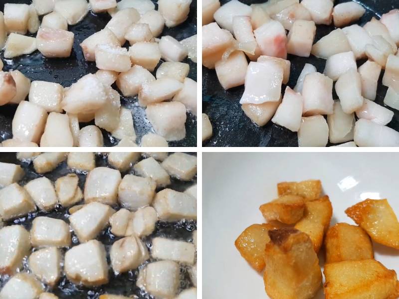 Tiến hành thắng tóp mỡ vàng đều
