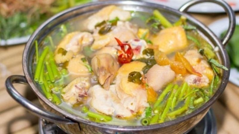 Khám phá cách nấu lẩu gà chanh ớt