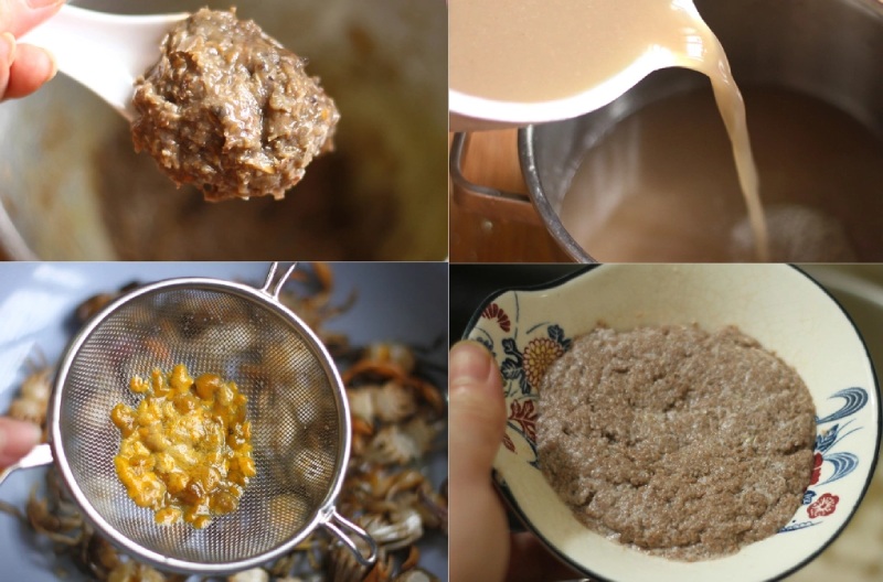 Sơ chế cua đồng
