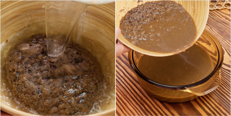Sơ chế nguyên liệu nấu lẩu riêu cua bắp bò