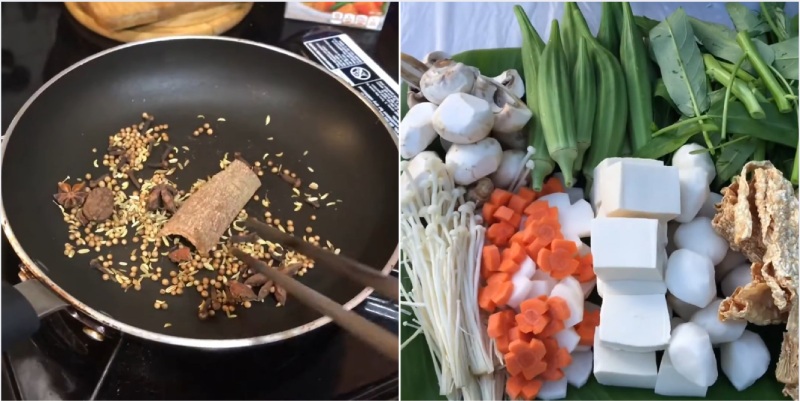 Công đoạn sơ chế các nguyên liệu phụ khác