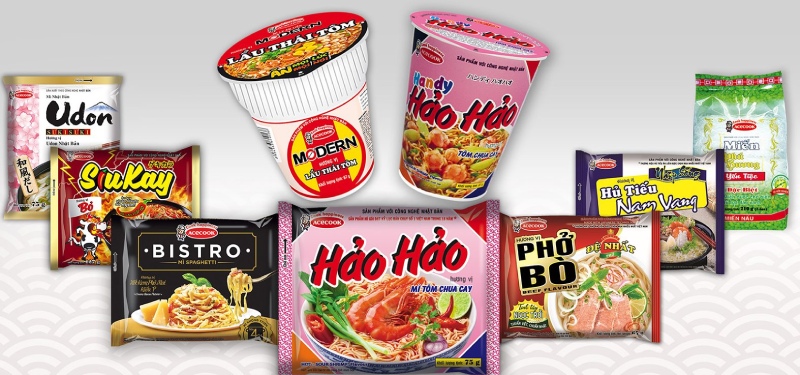 Các loại mì gói, mì hộp