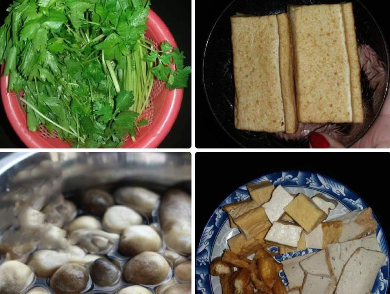Sơ chê nguyên liệu làm nui chay