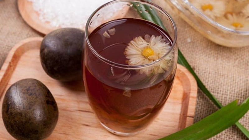 Nước la hán quả pha lạnh mát dịu