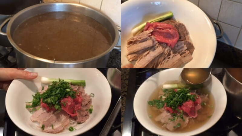 chan nước dùng vào tô