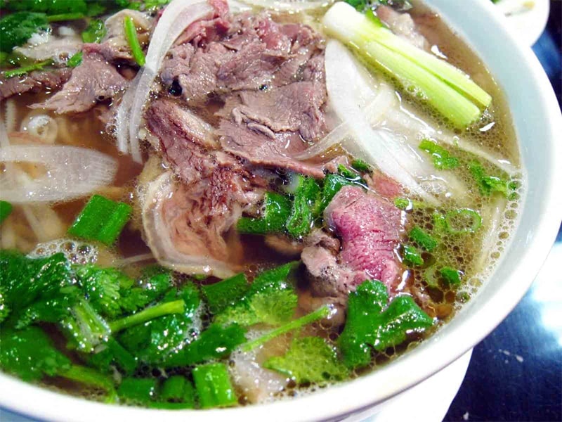 thành phẩm tô phở bò ngon chuẩn vị Nam Định