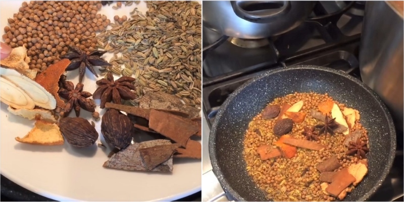 rang gia vị thuốc bắc nấu phở bò
