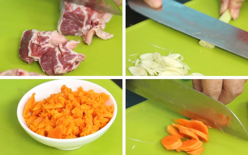 Sơ chế các nguyên liệu